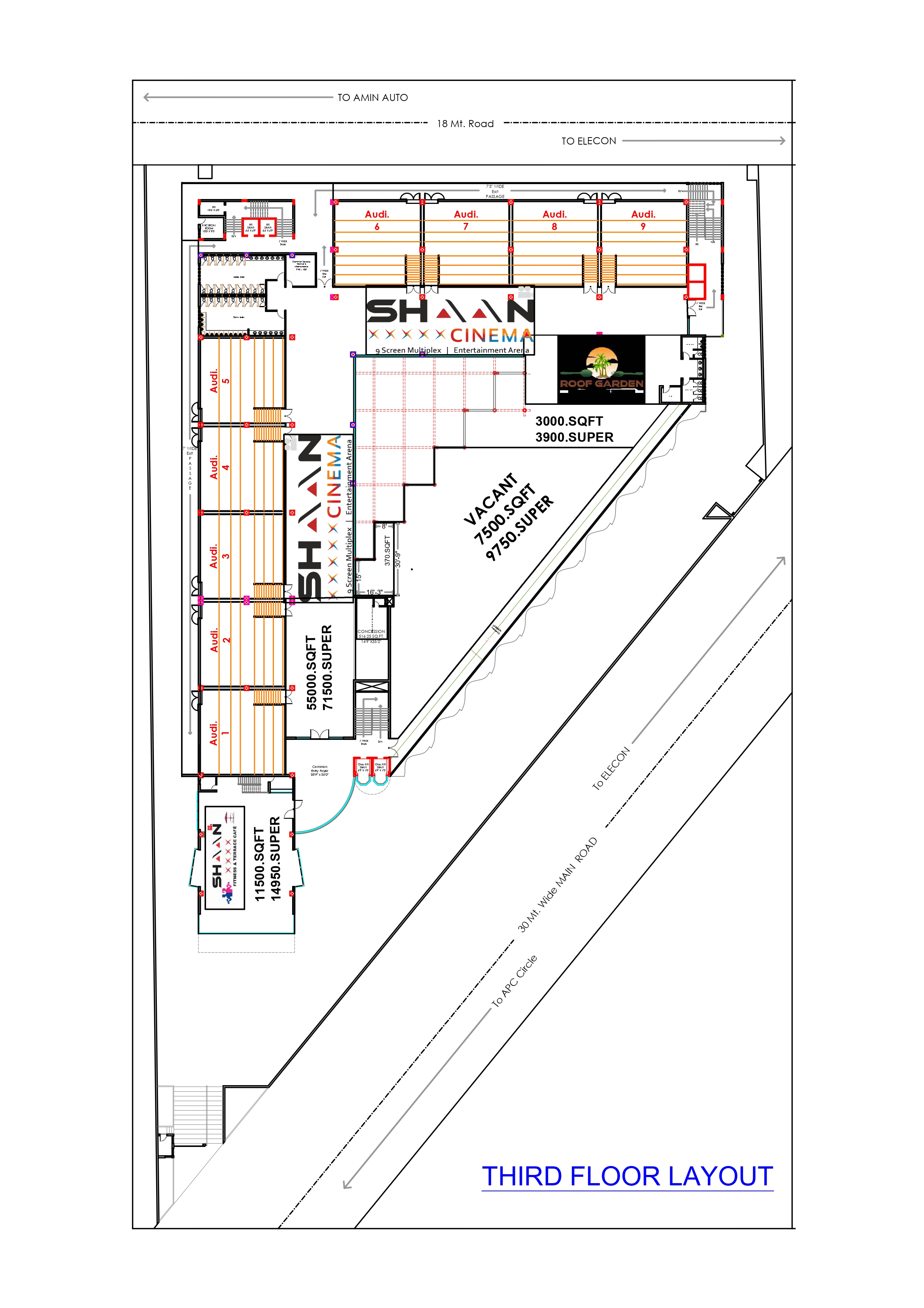 3rd Floor Map